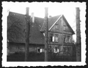 Altes Forsthaus Westansicht um 1950